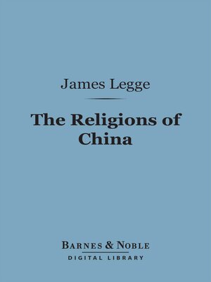 cover image of The Religions of China (Barnes & Noble Digital Library)